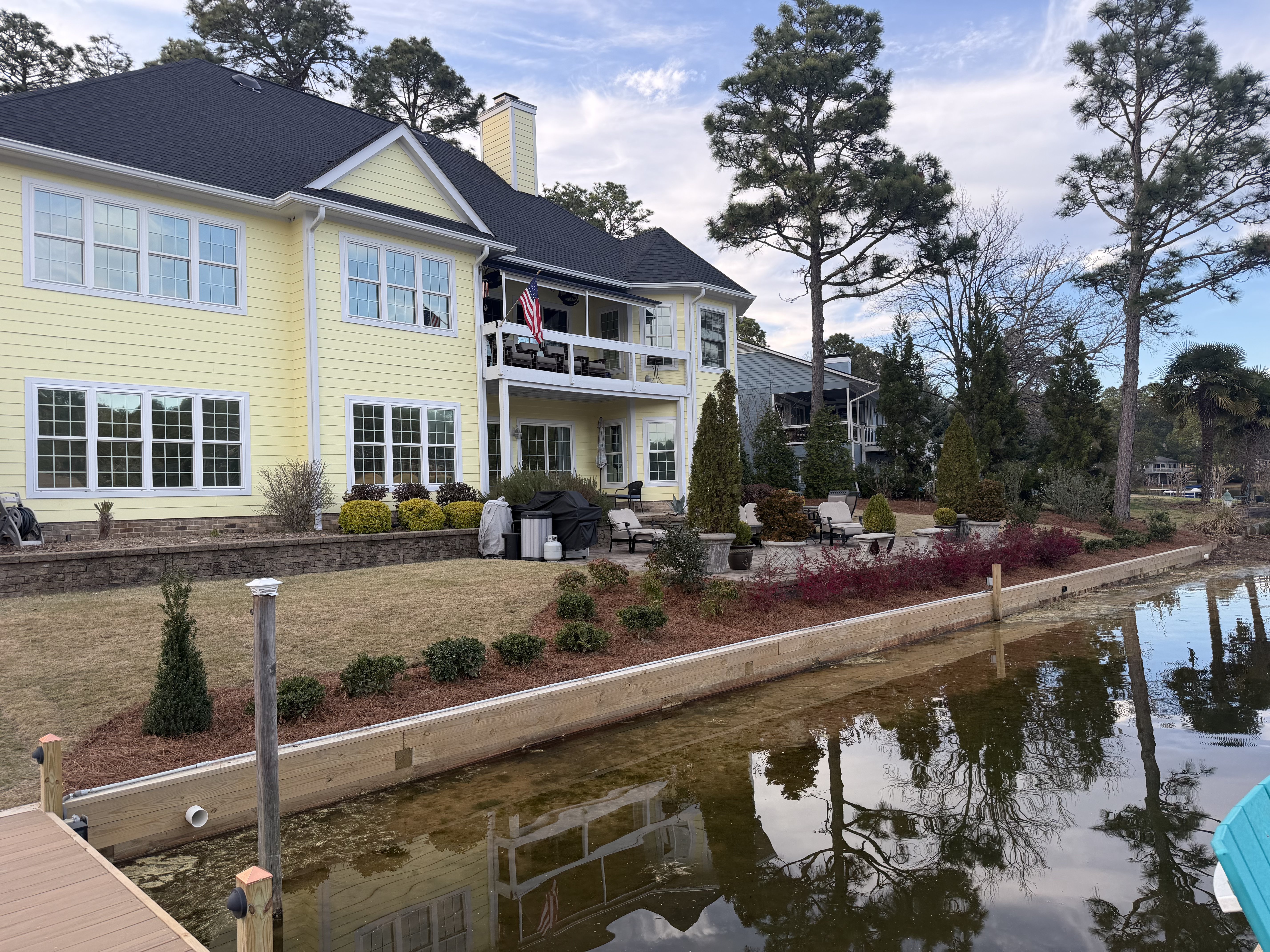 Earthtone Creations landscaping team at work