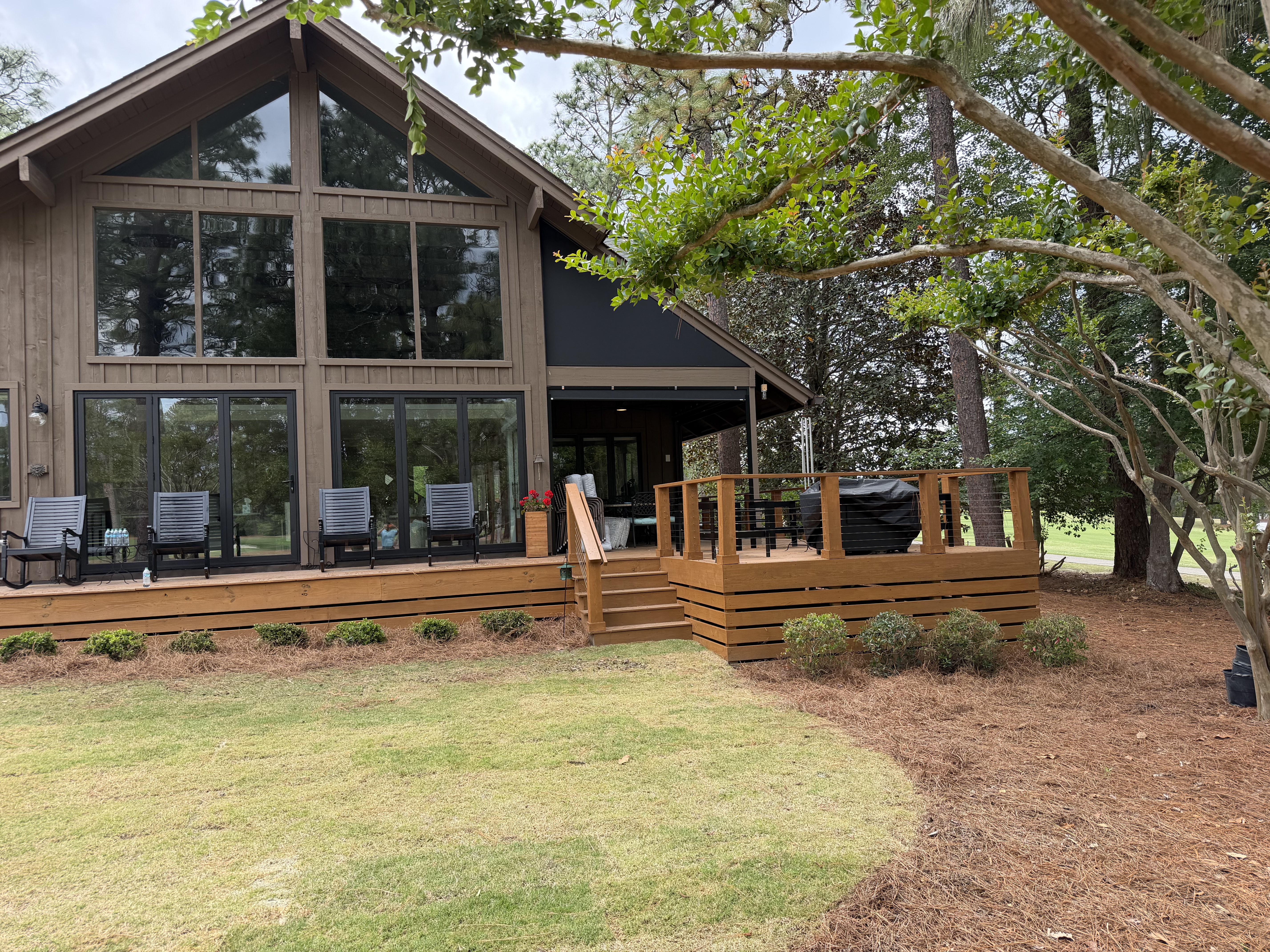 Lakefront grounds and lawn installation Moore County NC