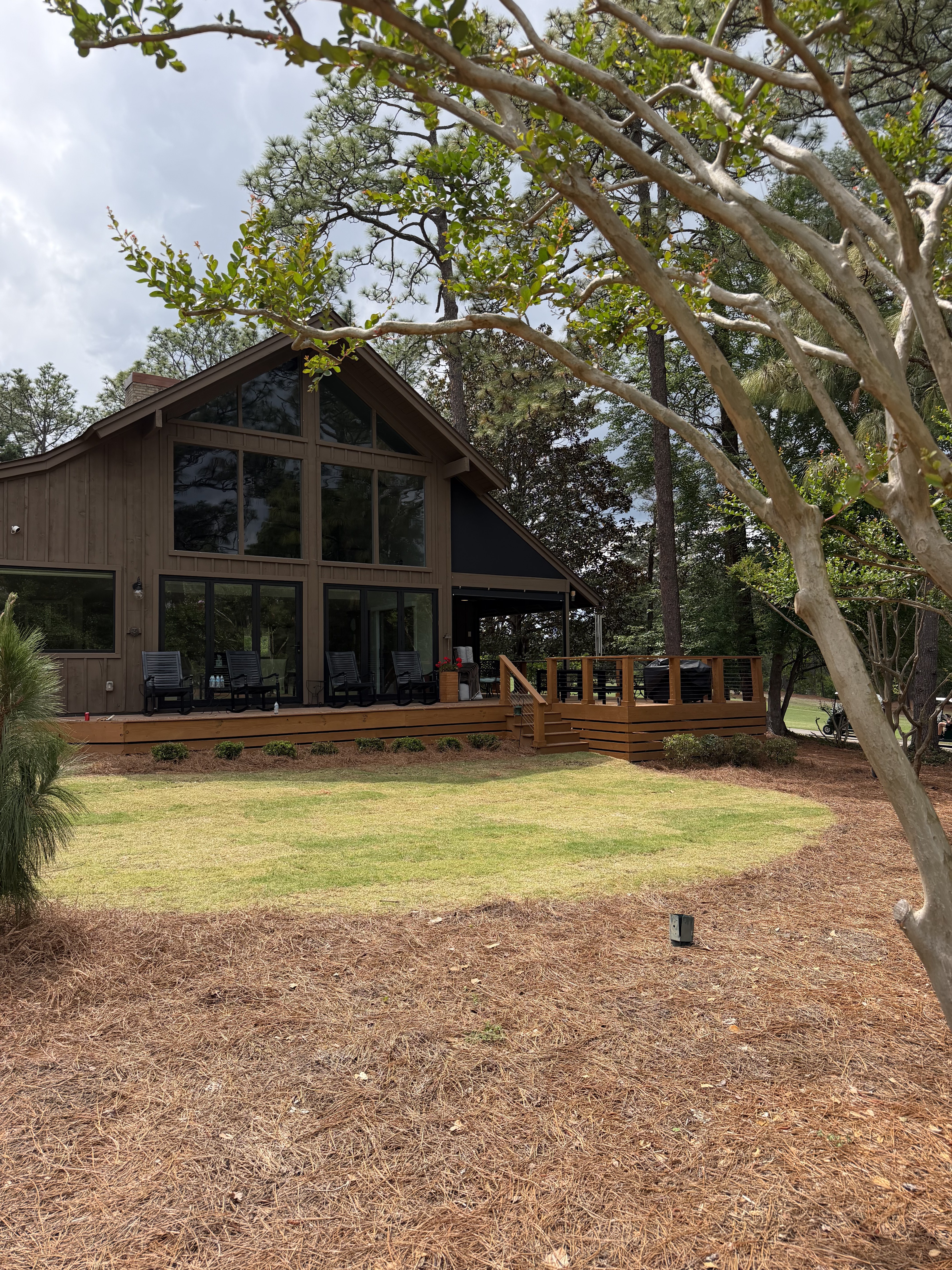 Lakefront lawn and bed maintenance Moore County NC