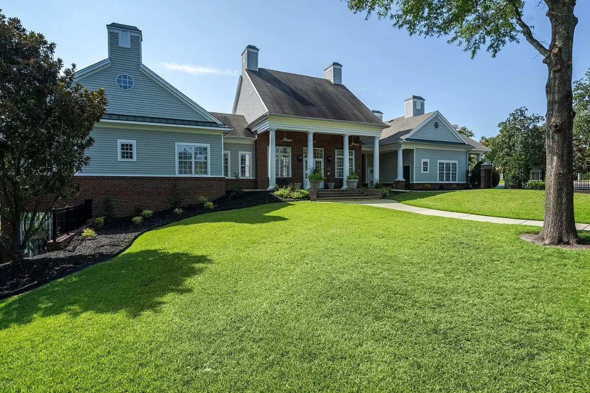 Preserve at Grand Oaks apartments clubhouse grounds Fayetteville NC